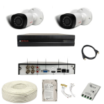 CP Plus 2.4MP 4 Channel DVR & Hard Disk Combo CCTV bundle toolkit